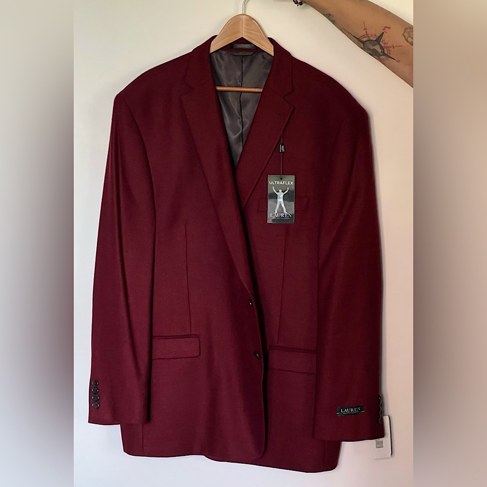 NEW blazer Ralph Lauren, burgundy.